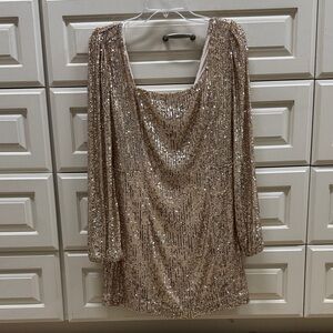 Shimmering Sequin Mini Dress